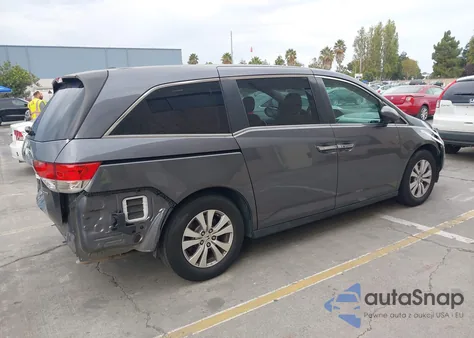 2017 Honda Odyssey Se from USA, damaged, VIN 5FNRL5H30HB014780